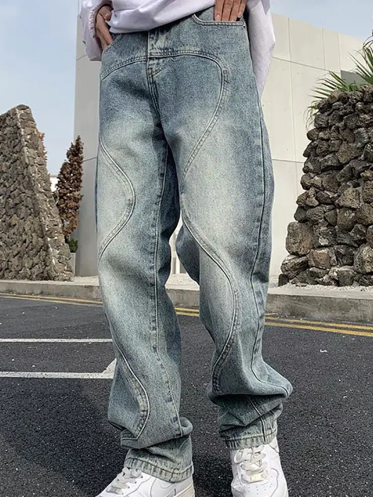 American Vintage Jeans Women Loose Wide-leg Straight Trousers Men spring Autumn 2022 new Fashion High Street Hip-hop Style Trend
American Vintage Jeans Women Loose Wide-leg Straight Trousers Men spring Autumn 2022 new Fashion High Street Hip-hop Style Trend
