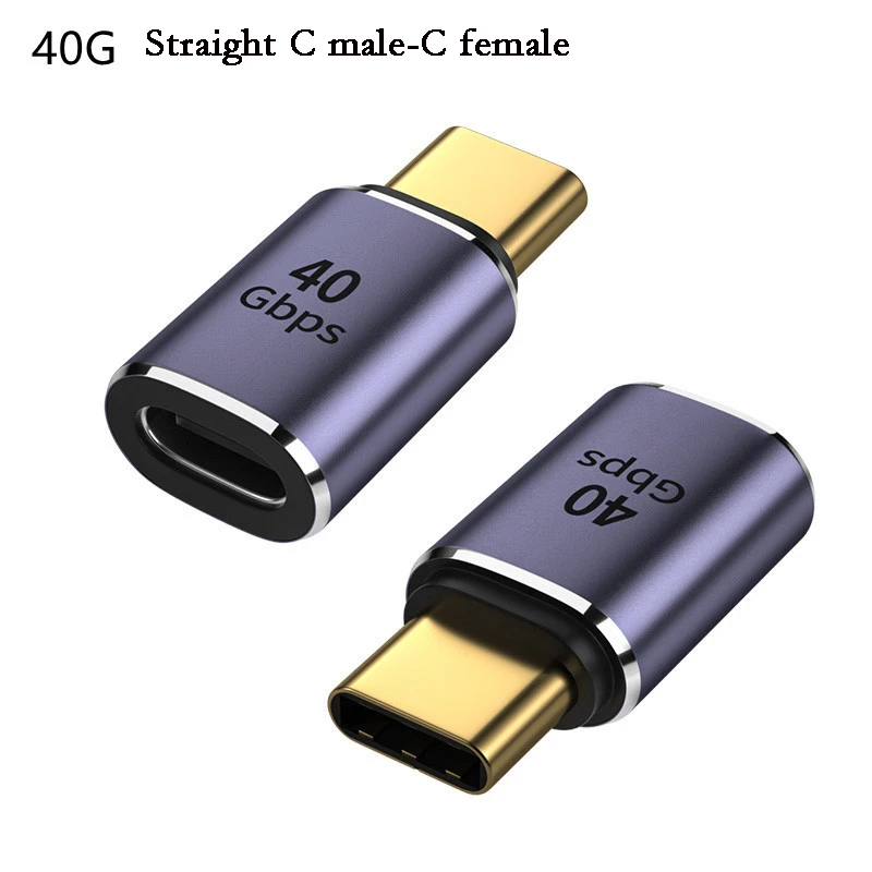 100W USB4 40GBps Converter Head Adapter Data Transfer Charging Converter Type-C 40Gbps Multifunction Adapter Aluminum Alloy
100W USB4 40GBps Converter Head Adapter Data Transfer Charging Converter Type-C 40Gbps Multifunction Adapter Aluminum Alloy
