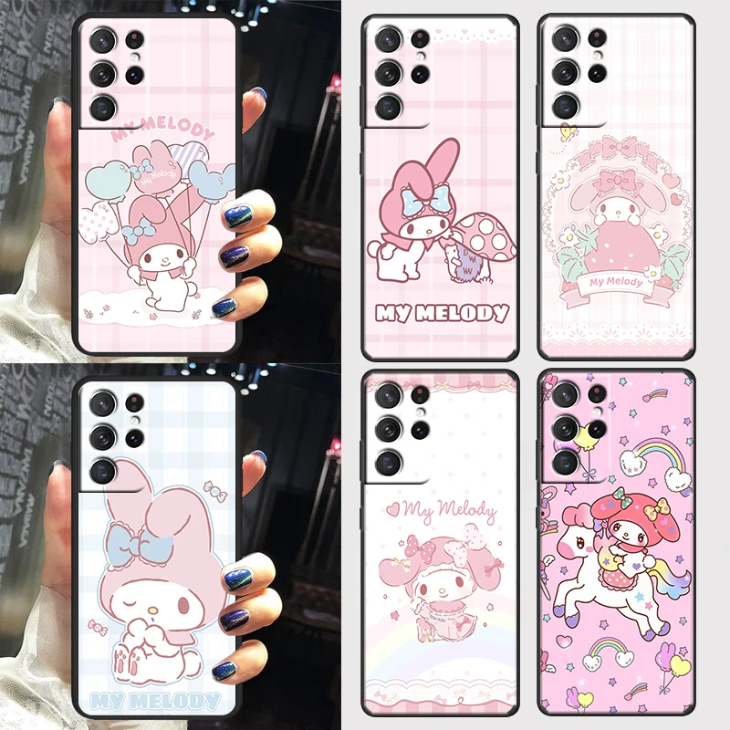 Melody Sanrio Girl Case For Samsung Galaxy S22 S21 S20 FE Ultra Plus S10 S9 S8 5G Black Soft Phone Cover Capa Shell Core Coque
Melody Sanrio Girl Case For Samsung Galaxy S22 S21 S20 FE Ultra Plus S10 S9 S8 5G Black Soft Phone Cover Capa Shell Core Coque