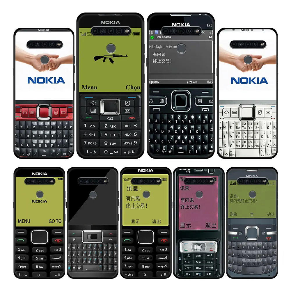 Retro Old Classic Nokia Case Cover for LG K51s K61 Q61 K41s K42 K50s K52 K71 K92 G6 G7 G8 ThinQ Armor TPU Shell Full Funda Back
Retro Old Classic Nokia Case Cover for LG K51s K61 Q61 K41s K42 K50s K52 K71 K92 G6 G7 G8 ThinQ Armor TPU Shell Full Funda Back
