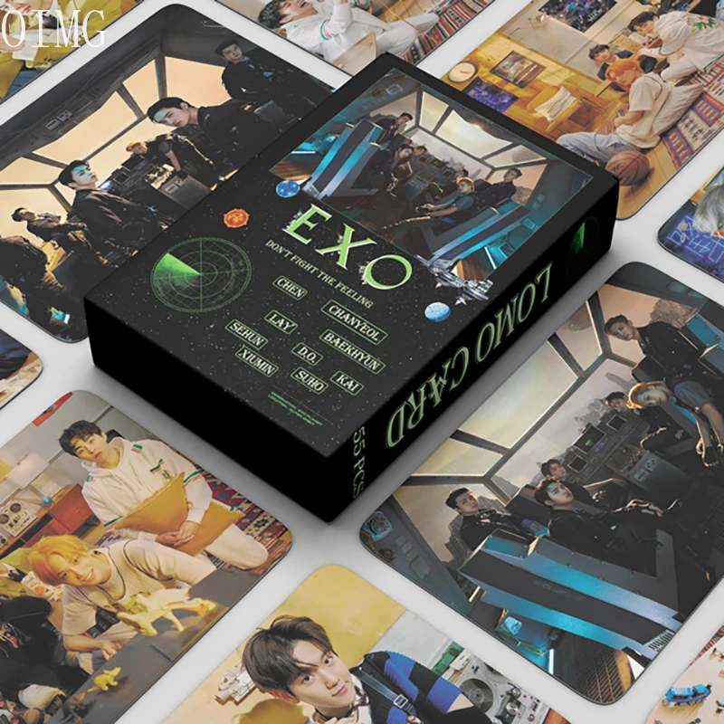 55PCS/SET Kpop EXO Lomo Cards New Ablum Postcards DON'T FIGHT THE FEELING Album Card HD Photo Print Poster for Fans Gifts
55PCS/SET Kpop EXO Lomo Cards New Ablum Postcards DON'T FIGHT THE FEELING Album Card HD Photo Print Poster for Fans Gifts