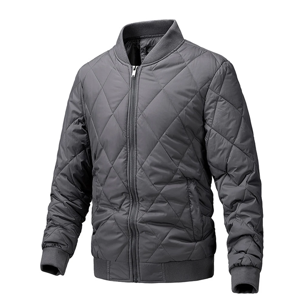 Winter Baseball Cotton Thick Jacket Solid Color Outwear Sportswear Long Sleeve Stand Collar Top Coat Clothing Jackets For Men
Winter Baseball Cotton Thick Jacket Solid Color Outwear Sportswear Long Sleeve Stand Collar Top Coat Clothing Jackets For Men