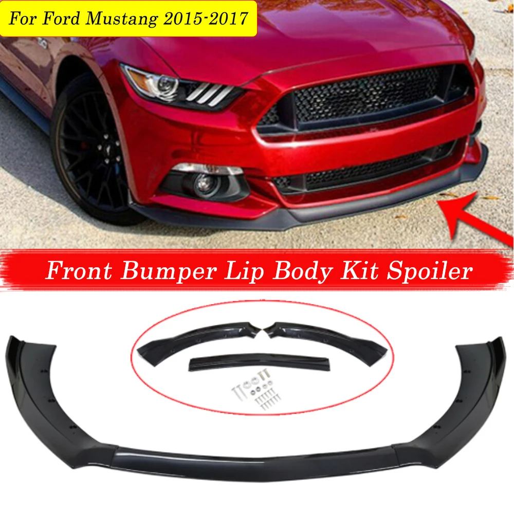 3PCS Car Front Bumper Splitter Lip Diffuser Spoiler Protector Cover Guard Deflector For Ford Mustang 2015 2016 2017
3PCS Car Front Bumper Splitter Lip Diffuser Spoiler Protector Cover Guard Deflector For Ford Mustang 2015 2016 2017