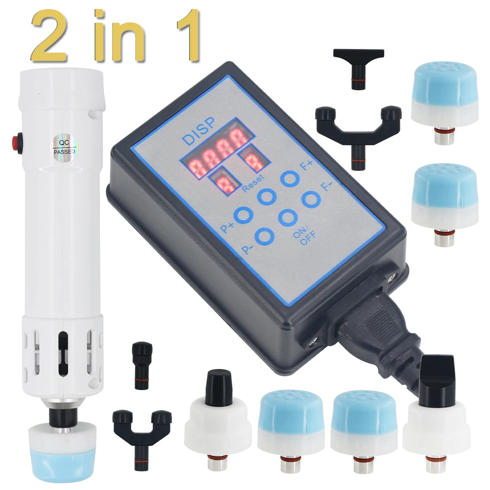 2 in 1 Shockwave Therapy Machine Chiropractic Tool Body Massager Health Care Shock Wave Physiotherapy Equipment Pain Relief
2 in 1 Shockwave Therapy Machine Chiropractic Tool Body Massager Health Care Shock Wave Physiotherapy Equipment Pain Relief