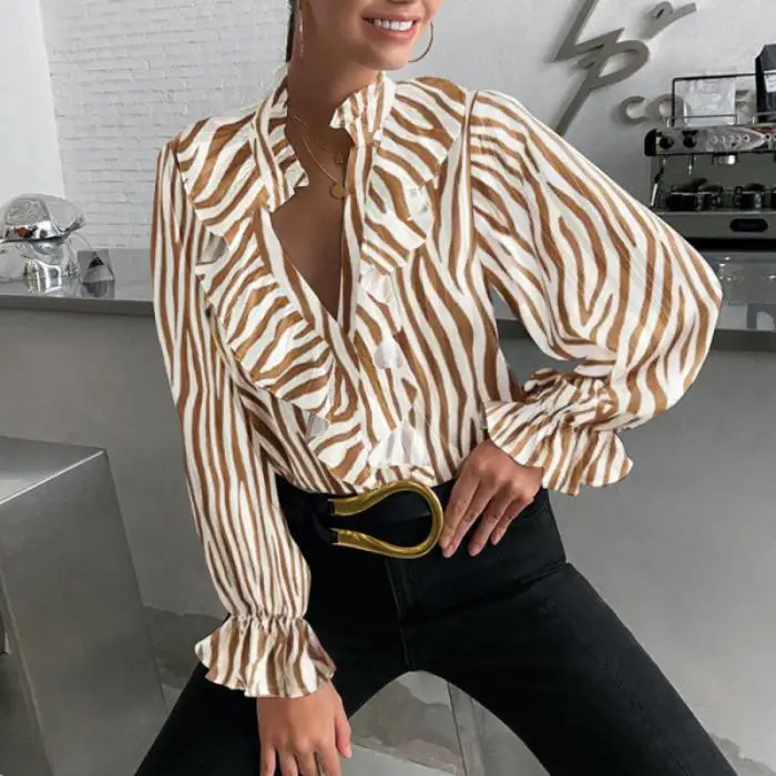 2022 Ladies Loose Leopard Print Casual Shirt T-shirt shirts for women women clothes long sleeve summer tops for women 2020
2022 Ladies Loose Leopard Print Casual Shirt T-shirt shirts for women women clothes long sleeve summer tops for women 2020