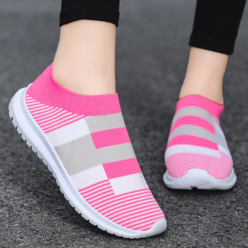 Lucyever Plus Size 43 Breathable Mesh Sneakers for Women 2022 Mixed Color Soft Sole Flats Woman Comfy Knitted Sock Shoes Female
Lucyever Plus Size 43 Breathable Mesh Sneakers for Women 2022 Mixed Color Soft Sole Flats Woman Comfy Knitted Sock Shoes Female
