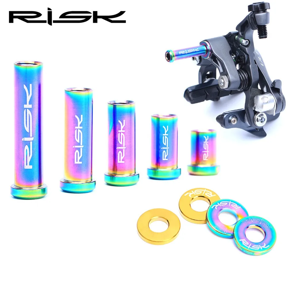 Bike Bicycle Titanium Alloy Brake Caliper Mount Recessed Pivot Bolt Nut Colorful C Clamp Fixing Nut M6 Locking Bolt With Gasket
Bike Bicycle Titanium Alloy Brake Caliper Mount Recessed Pivot Bolt Nut Colorful C Clamp Fixing Nut M6 Locking Bolt With Gasket