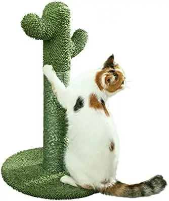

PetnPurr Cactus rascador para Gatos \u2013 Proteja Sus Muebles con los Postes y Almohadillas rascadoras Naturales de sisal