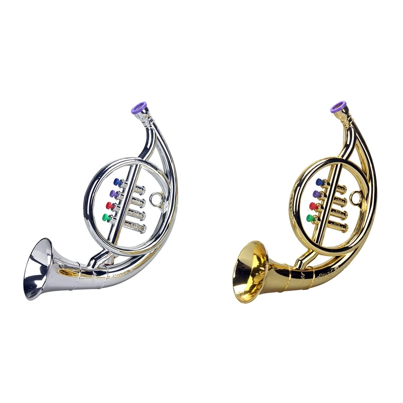 French Horn 4 Colored Keys Early Education Musical Toy Props Play Mini Musical Wind Instruments For Children Toy
French Horn 4 Colored Keys Early Education Musical Toy Props Play Mini Musical Wind Instruments For Children Toy