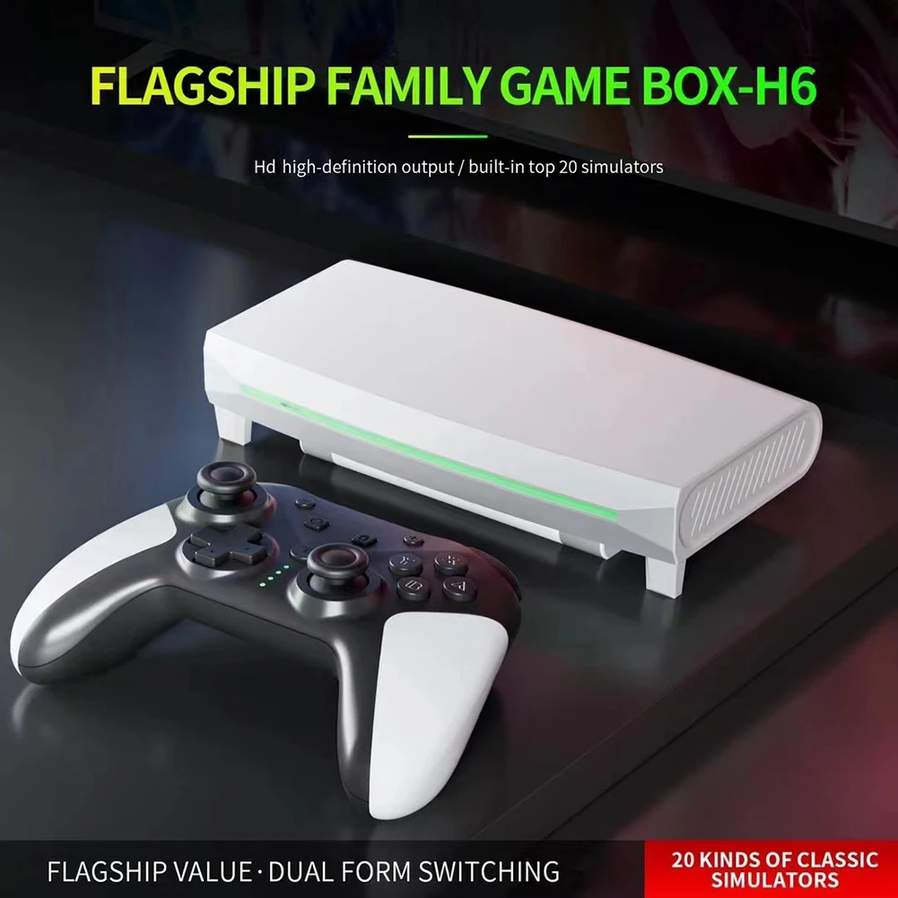 4K HD Video Game Console 20000+ Retro Games Open Source System Family TV Gamebox Double Wireless Controller For PS1/N64/Sega/FC 
4K HD Video Game Console 20000+ Retro Games Open Source System Family TV Gamebox Double Wireless Controller For PS1/N64/Sega/FC