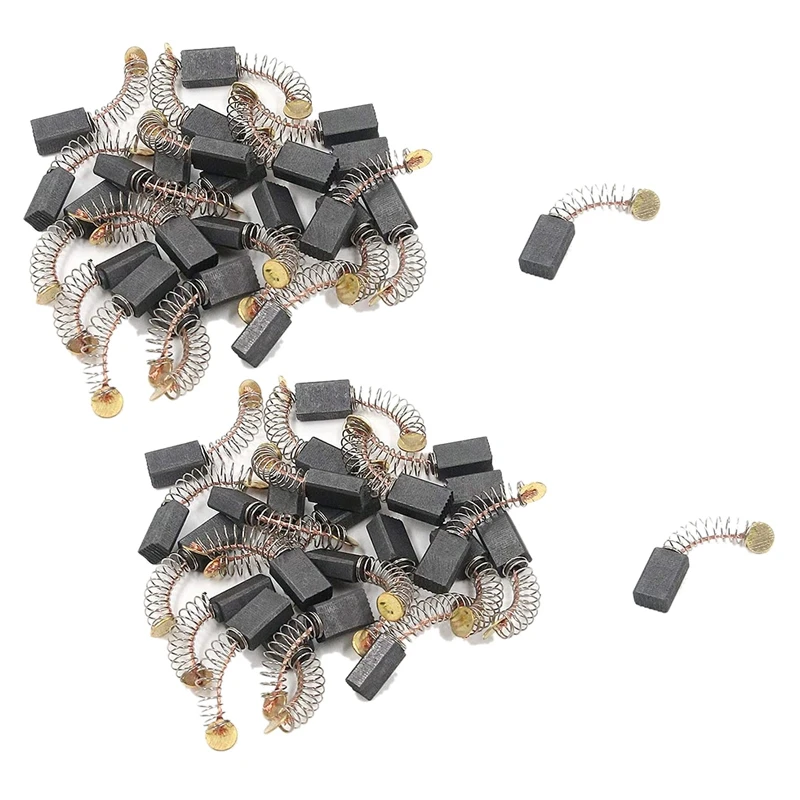 60Pcs Carbon Motor Brushes Electric Rotary Motor Tool For Dremel Electric Motors Spare Part Repair (12X8x5mm Base)
60Pcs Carbon Motor Brushes Electric Rotary Motor Tool For Dremel Electric Motors Spare Part Repair (12X8x5mm Base)
