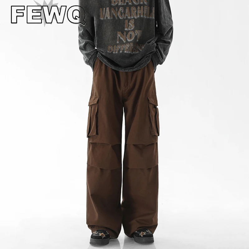FEWQ Spring Men's Fashion Loose Wide Leg Pants 2023 Male Overalls New American Straight Casual Cargo Pants Solid Color 24A659n
FEWQ Spring Men's Fashion Loose Wide Leg Pants 2023 Male Overalls New American Straight Casual Cargo Pants Solid Color 24A659n