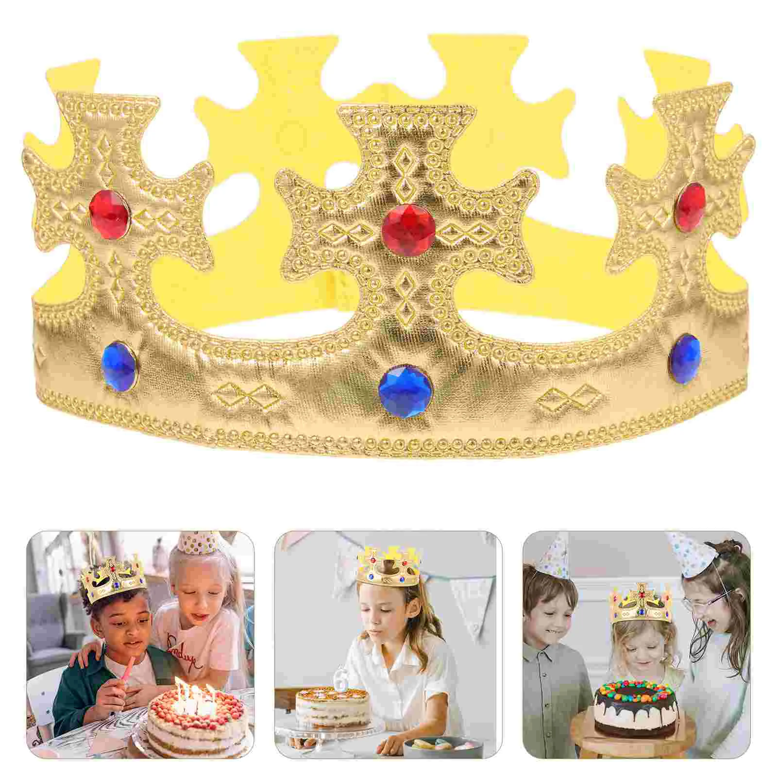2 Pcs Kids Birthday Party Favors Boys Outfits Kids Birthday Crowns King Costume Hat Princess Golden Tiaras Kids Headband
2 Pcs Kids Birthday Party Favors Boys Outfits Kids Birthday Crowns King Costume Hat Princess Golden Tiaras Kids Headband