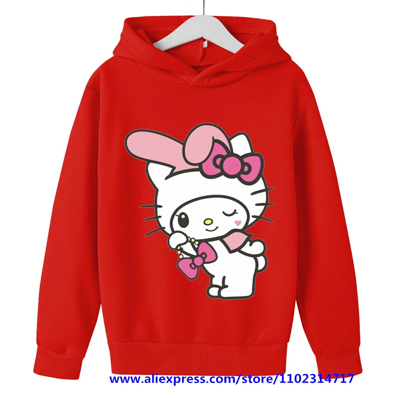 My Melody Hoodie For Girls Clothing Kids Long Sleeve Kawaii Sweatshirts Spring Autumn Sanrio Sweater Cartoon Casual Clothes
My Melody Hoodie For Girls Clothing Kids Long Sleeve Kawaii Sweatshirts Spring Autumn Sanrio Sweater Cartoon Casual Clothes