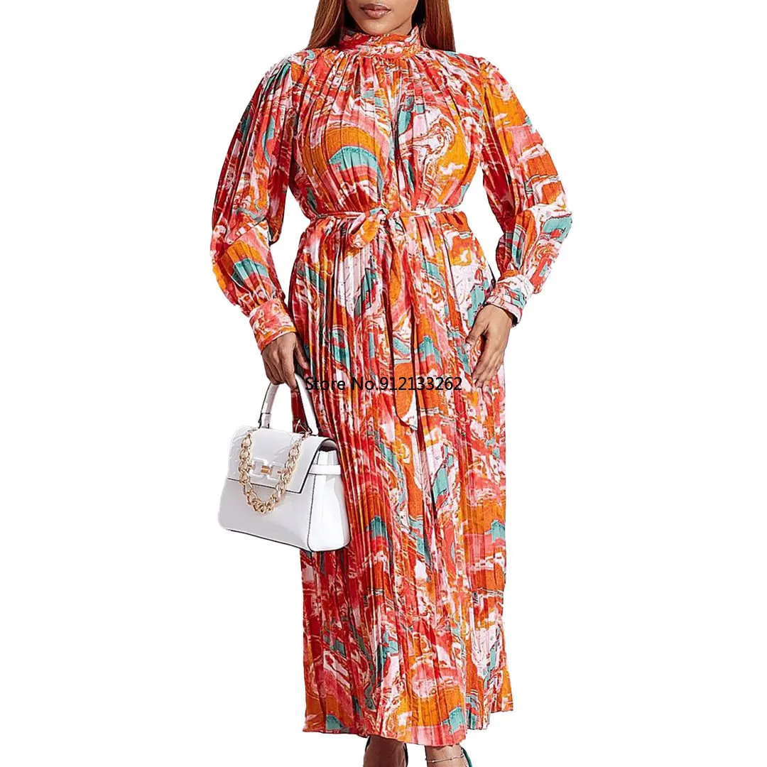 African Print Dresses Autumn African Women Long Sleeve Polyester Black Orange Long Dress Maxi Dress African Dresses for Women
African Print Dresses Autumn African Women Long Sleeve Polyester Black Orange Long Dress Maxi Dress African Dresses for Women