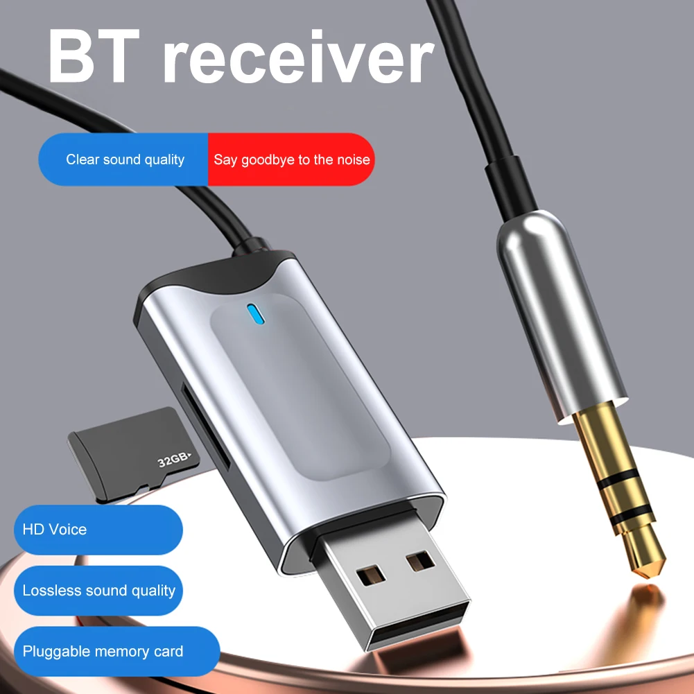 Гибкий аудиоприемник, совместимый с Bluetooth 5,3, гарнитура громкой связи, адаптер аудиоприемника, разъем 3,5 мм, встроенный микрофон, поддержка TF-...
Гибкий аудиоприемник, совместимый с Bluetooth 5,3, гарнитура громкой связи, адаптер аудиоприемника, разъем 3,5 мм, встроенный микрофон, поддержка TF-...