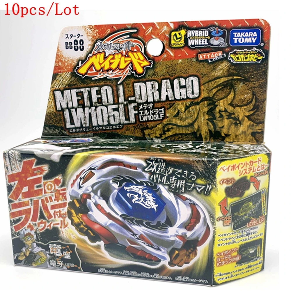 Wholesale 10pcs/Lot GENUINE Takara Tomy Meteo L-Drago LW105LF Beyblade BB-88 ii Japanese STARTER SET
Wholesale 10pcs/Lot GENUINE Takara Tomy Meteo L-Drago LW105LF Beyblade BB-88 ii Japanese STARTER SET