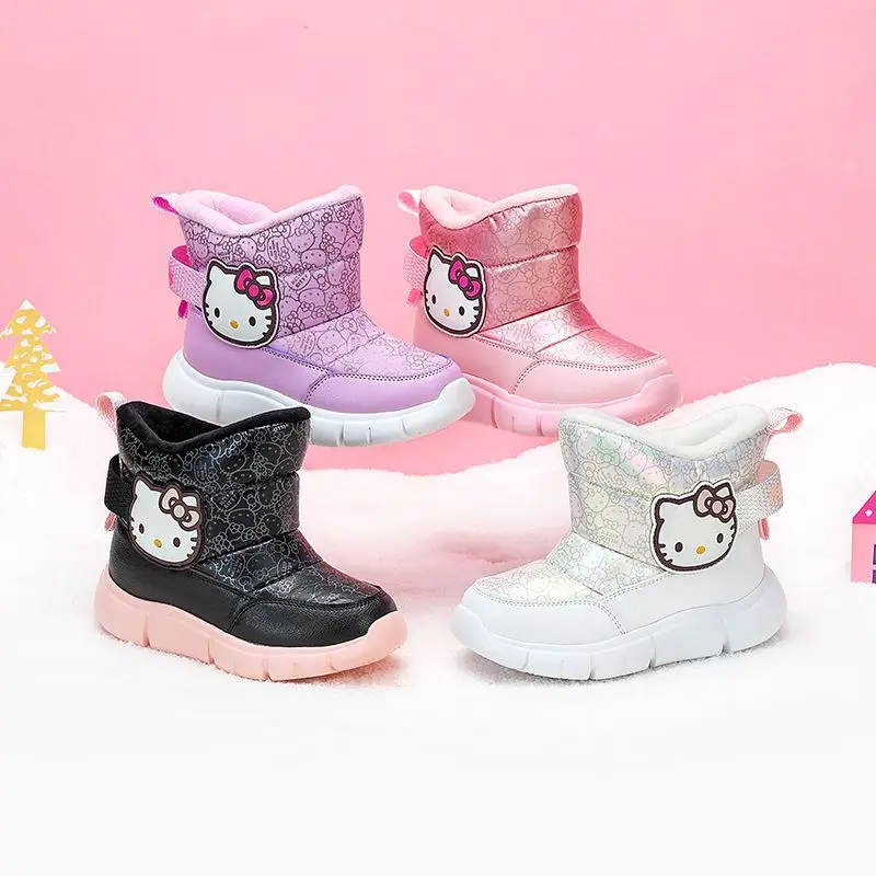 Милые Мультяшные сапоги для девочек Sanrio Hellokittyed зимние сапоги с бархатным утеплителем Нескользящие теплые сапоги с высоким берцем для девочек хлопковая обувь
Милые Мультяшные сапоги для девочек Sanrio Hellokittyed зимние сапоги с бархатным утеплителем Нескользящие теплые сапоги с высоким берцем для девочек хлопковая обувь
