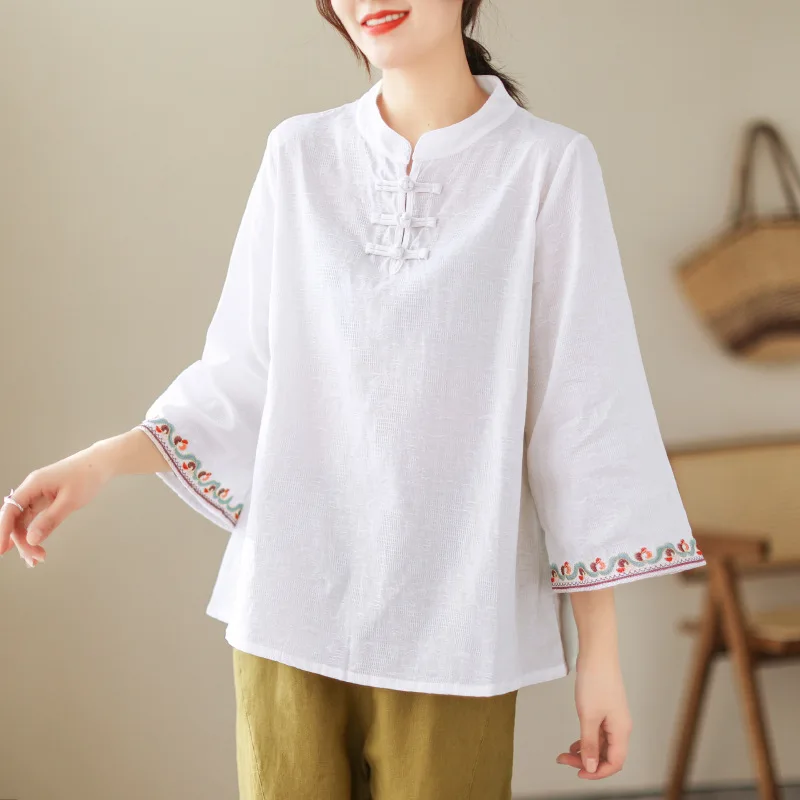 New Summer Fashion Woman Blouse 2023 Casual Splicing of Solid Color Round Neck Conventional Sleeves Shirts and Blouses for Women
New Summer Fashion Woman Blouse 2023 Casual Splicing of Solid Color Round Neck Conventional Sleeves Shirts and Blouses for Women