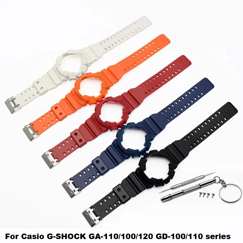 Резиновый силиконовый ремешок для часов аксессуары для Casio G-SHOCK/100 /120 GA-110/110 мужской спортивный водонепроницаемый браслет
Резиновый силиконовый ремешок для часов аксессуары для Casio G-SHOCK/100 /120 GA-110/110 мужской спортивный водонепроницаемый браслет