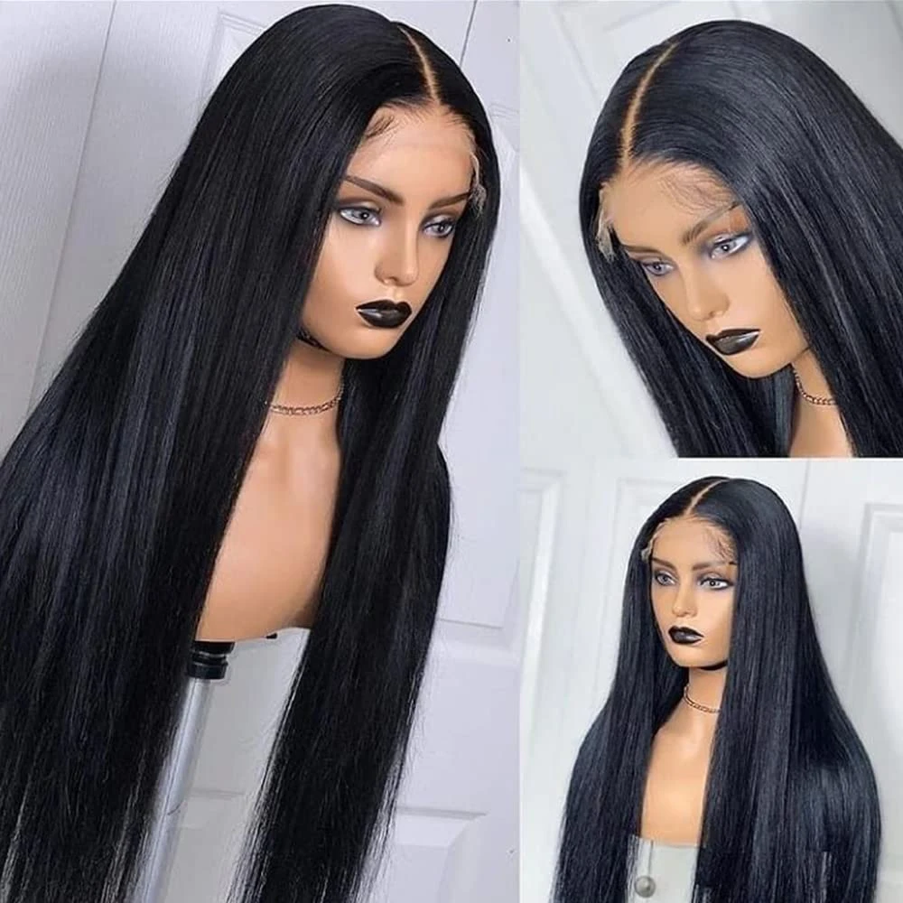 Straight Lace Front Wigs For Women Black 99J Burgundy Glueless Synthetic 13X4X1 T Part Lace Frontal Wigs Pre Plucked Daily Use
Straight Lace Front Wigs For Women Black 99J Burgundy Glueless Synthetic 13X4X1 T Part Lace Frontal Wigs Pre Plucked Daily Use