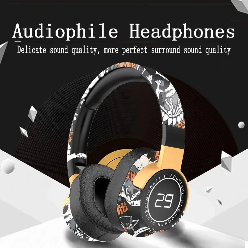 Bluetooth Headphone Head Wear Stereo Hifi Sports Gaming Wireless Headset Music With Mic Heavy Bass For Pc Phonerd New Year Gift
Bluetooth Headphone Head Wear Stereo Hifi Sports Gaming Wireless Headset Music With Mic Heavy Bass For Pc Phonerd New Year Gift