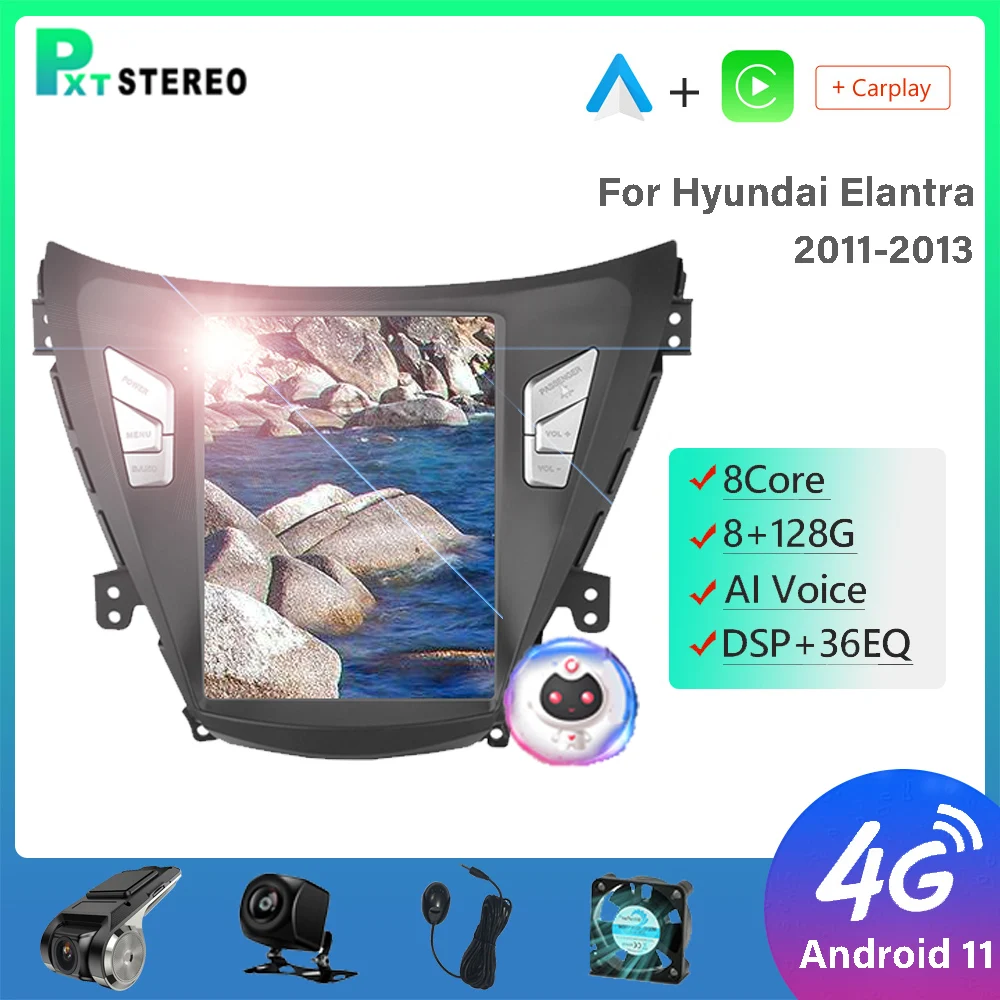 Pxton 9.7" 2 Din Android 11 Car Radio For Hyundai Elantra Avante I35 2011-2013 Multimedia Video Player GPS 4G Carplay Head Unit
Pxton 9.7" 2 Din Android 11 Car Radio For Hyundai Elantra Avante I35 2011-2013 Multimedia Video Player GPS 4G Carplay Head Unit