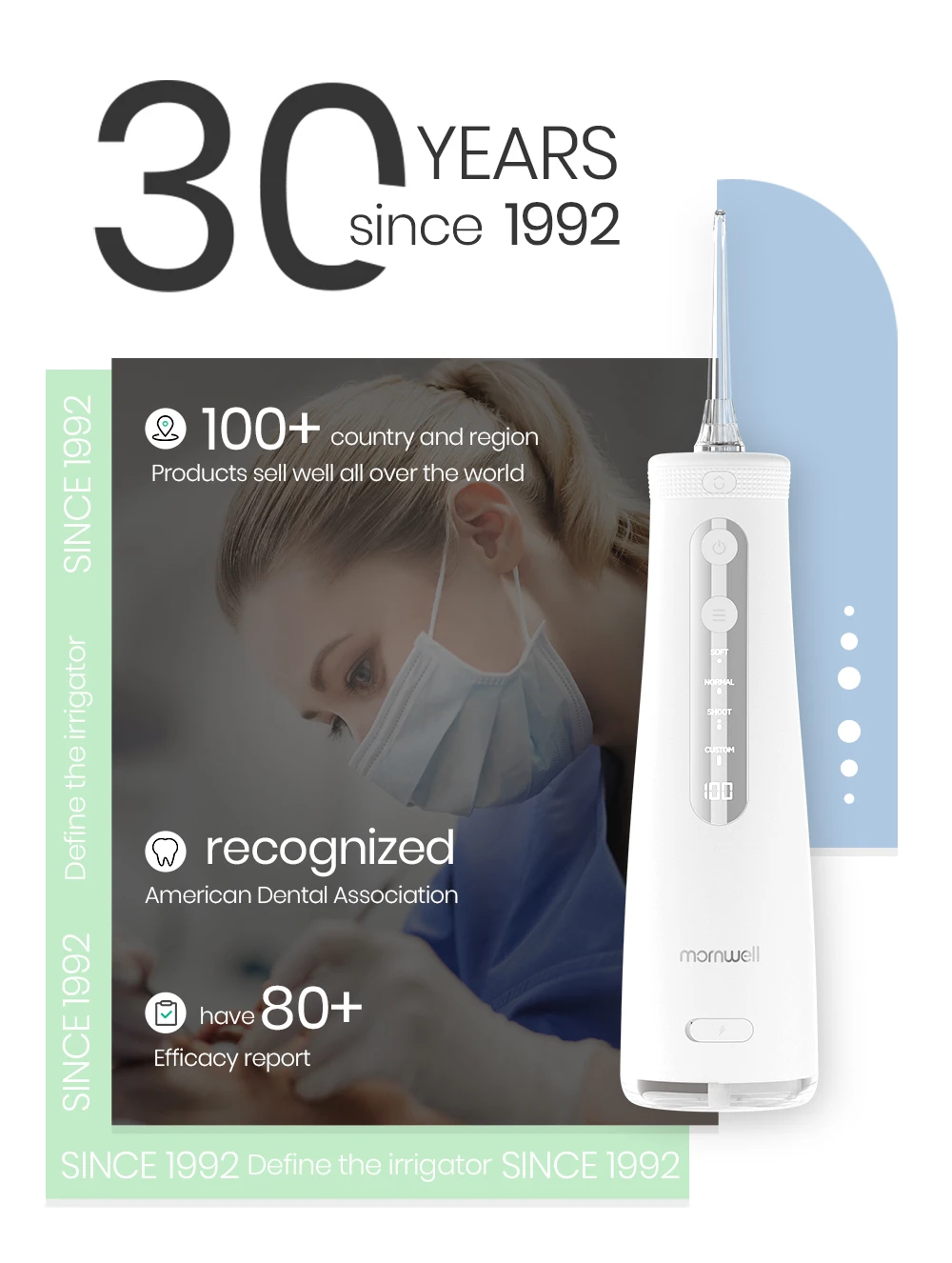 Ирригатор для полости рта Mornwell 270, 5032 мл 
Ирригатор для полости рта Mornwell 270, 5032 мл