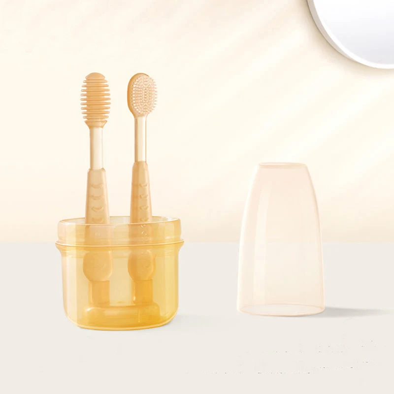 1/2PCS Baby kid tooth brush Kids Soft Silicone Training Toothbrush Baby Children Dental Oral Care Tooth Brush Tool Infant items
1/2PCS Baby kid tooth brush Kids Soft Silicone Training Toothbrush Baby Children Dental Oral Care Tooth Brush Tool Infant items