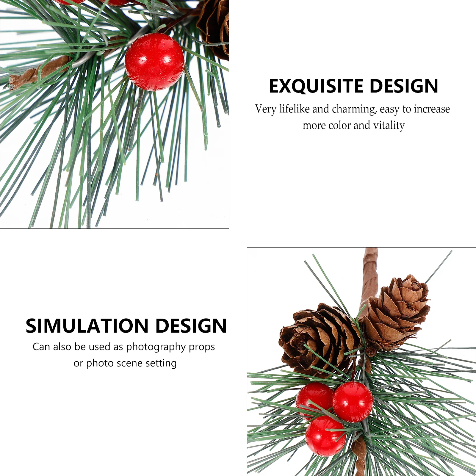 24 Pine Cones Pine Tree Branches with Pine Cones Pinecone Garland Christmas Flower Wreath Red Berry Picks
24 Pine Cones Pine Tree Branches with Pine Cones Pinecone Garland Christmas Flower Wreath Red Berry Picks