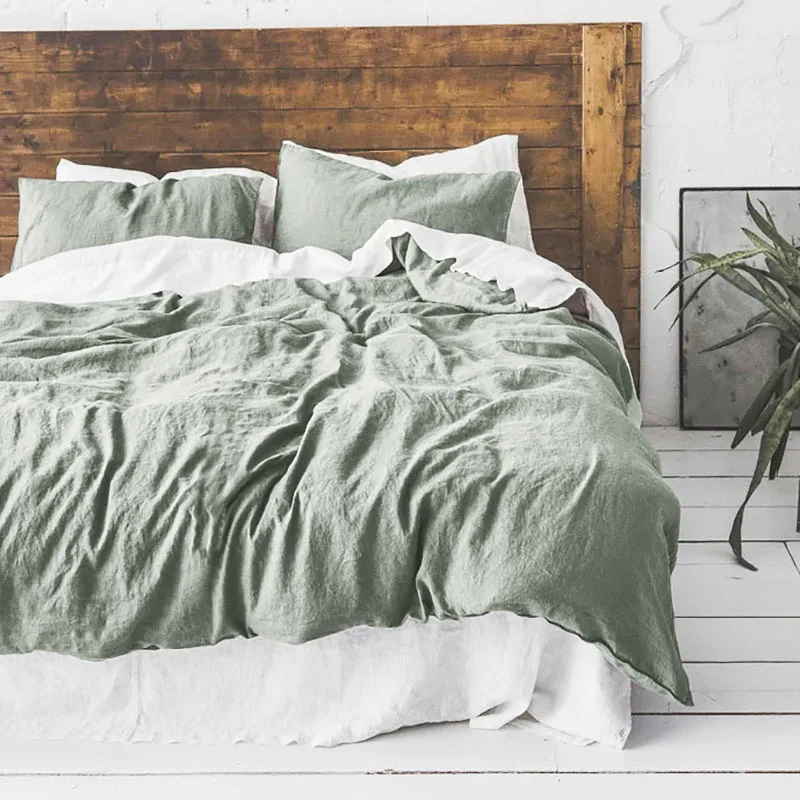 100% Linen Quilt Covers Set Natural Flax Soft Bedding Set with Flat Sheet Duvet Cover+ Pillowcase Bedspread Set
100% Linen Quilt Covers Set Natural Flax Soft Bedding Set with Flat Sheet Duvet Cover+ Pillowcase Bedspread Set