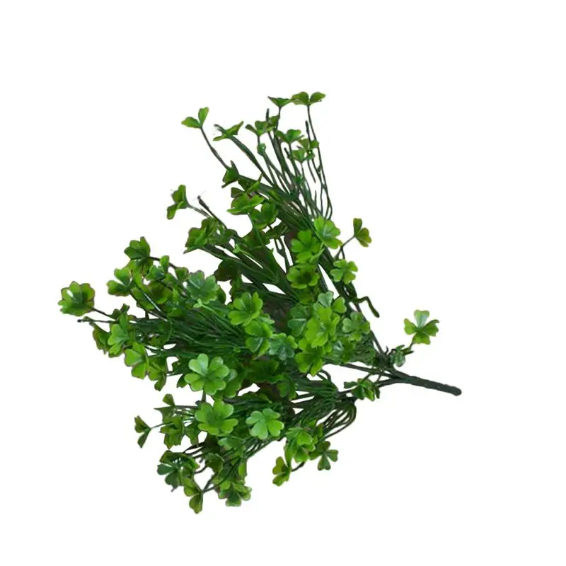 Simulated Green Plants Realistic Four Leaf Clover Decoration Interior Exterior Flowers Household Arrangements for Wedding Decor
Simulated Green Plants Realistic Four Leaf Clover Decoration Interior Exterior Flowers Household Arrangements for Wedding Decor