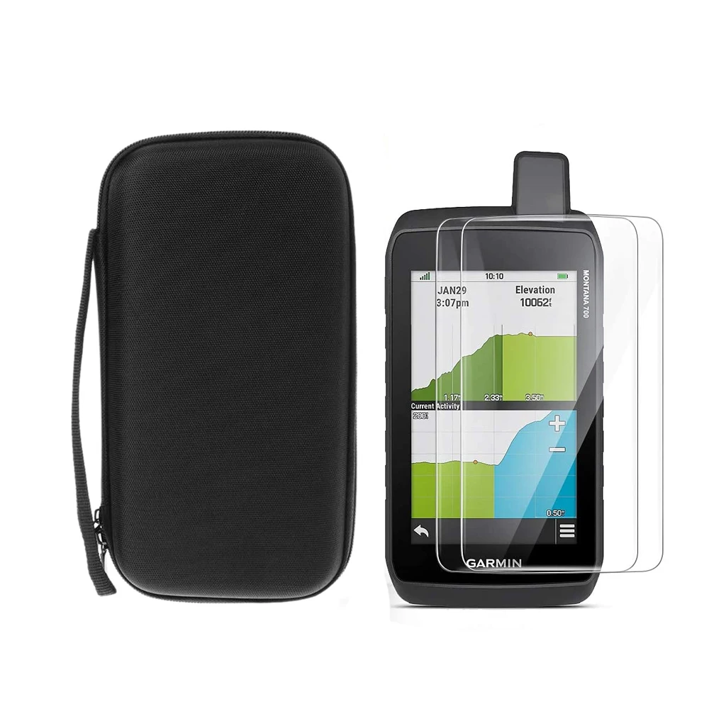 Portable Carrying Protect Pouch + 2pcs 9H Tempered Glass Screen Protector for Garmin Montana 700 700i 750i 750 GPS Accessories
Portable Carrying Protect Pouch + 2pcs 9H Tempered Glass Screen Protector for Garmin Montana 700 700i 750i 750 GPS Accessories