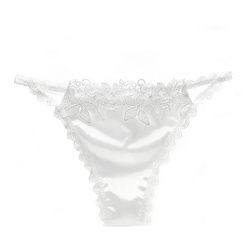 Sexy Lace Edge Water Soluble Flower Embroidery Sexy Ladies Thong Cotton Crotch Comfortable Breathable Lace Edge Thong A19187
Sexy Lace Edge Water Soluble Flower Embroidery Sexy Ladies Thong Cotton Crotch Comfortable Breathable Lace Edge Thong A19187