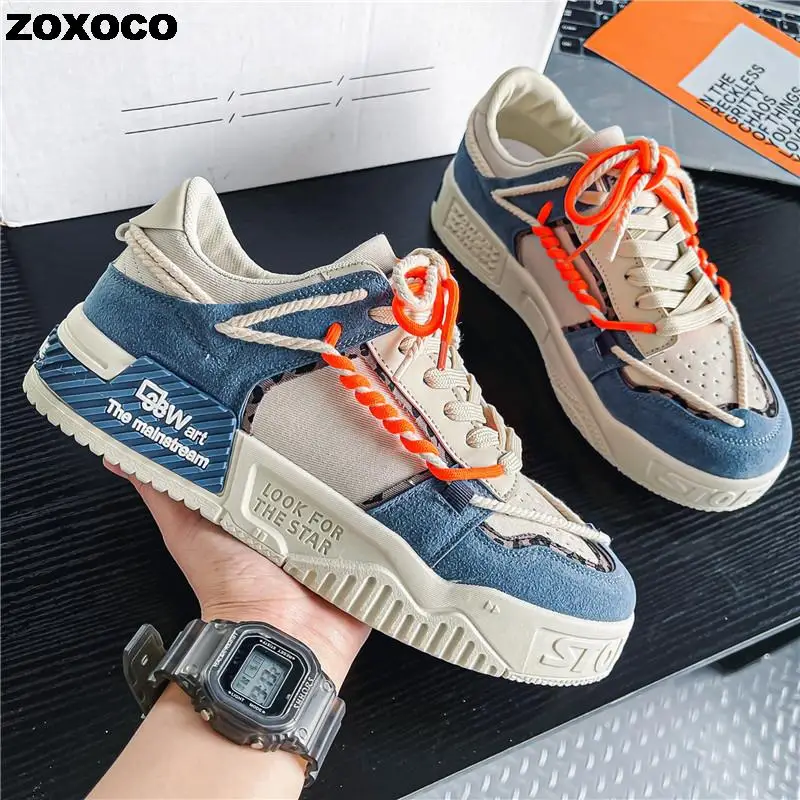Men Skateboarding Shoes Canvas Thick Bottom Platform Shoes Comfortable Breathable Vulcanized Shoes Casual Sneakers Student Shoe
Men Skateboarding Shoes Canvas Thick Bottom Platform Shoes Comfortable Breathable Vulcanized Shoes Casual Sneakers Student Shoe