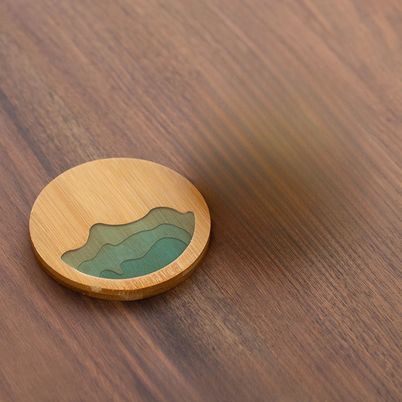 MOONBIFFY Бамбуковая подставка под чашку 
MOONBIFFY Бамбуковая подставка под чашку