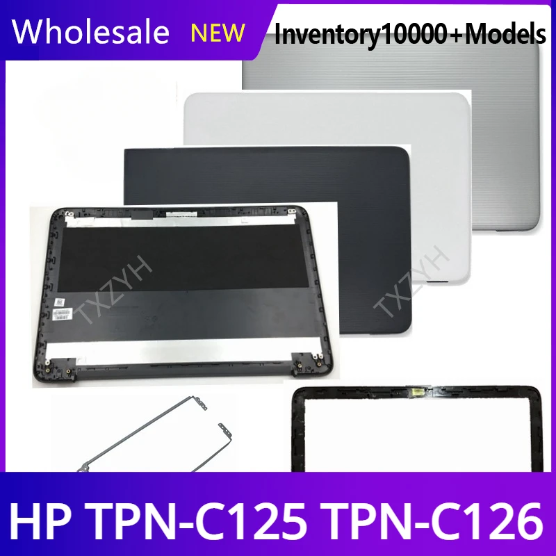 

New laptop cover For HP TPN-C125 TPN-C126 HQ-TRE Laptop LCD back cover Front Bezel Hinges Palmrest Bottom Case A B C D Shell