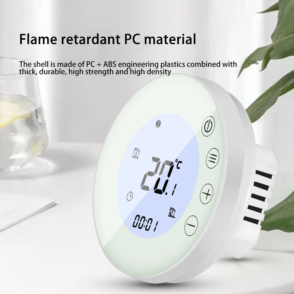 Tuya Touch Screen WiFi Smart Thermostat Programmable Water/Electric Floor Heating Gas Boiler Temperature Remote Controller
Tuya Touch Screen WiFi Smart Thermostat Programmable Water/Electric Floor Heating Gas Boiler Temperature Remote Controller