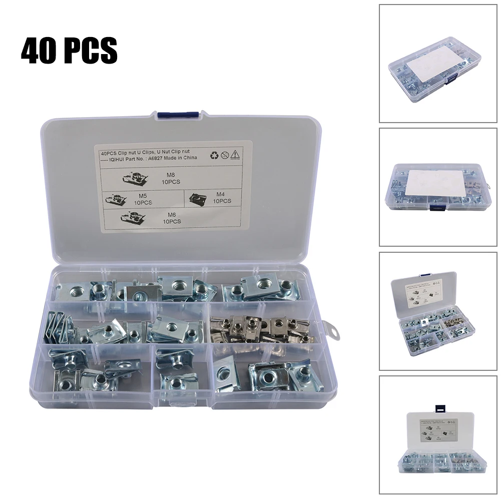 40 Clip Nuts Motorcycle Guard Plate B-Type Reed Nut Car Cage Nut M4-M8 Car Accessories High Quality Bolts And Nuts
40 Clip Nuts Motorcycle Guard Plate B-Type Reed Nut Car Cage Nut M4-M8 Car Accessories High Quality Bolts And Nuts