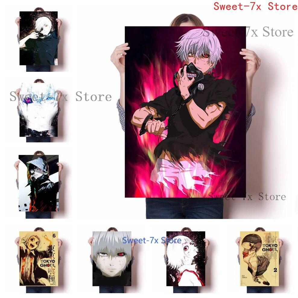 Anime Figure Tokyo Ghoul Poster Canvas Painting Art Nordic Posters and Prints Wall Pictures for Living Room Decoration Frameless
Anime Figure Tokyo Ghoul Poster Canvas Painting Art Nordic Posters and Prints Wall Pictures for Living Room Decoration Frameless