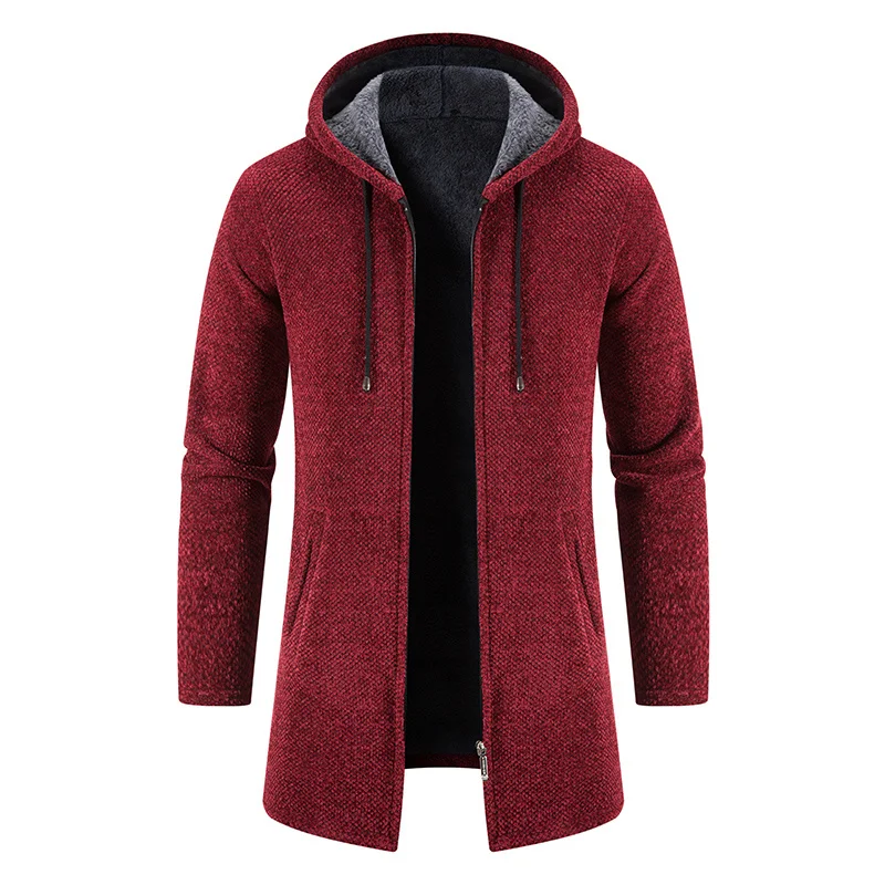 New Men's Long Cardigan Winter Windproof dies Long Sleeve Zipper Jackets Comfortable Coats 
New Men's Long Cardigan Winter Windproof dies Long Sleeve Zipper Jackets Comfortable Coats