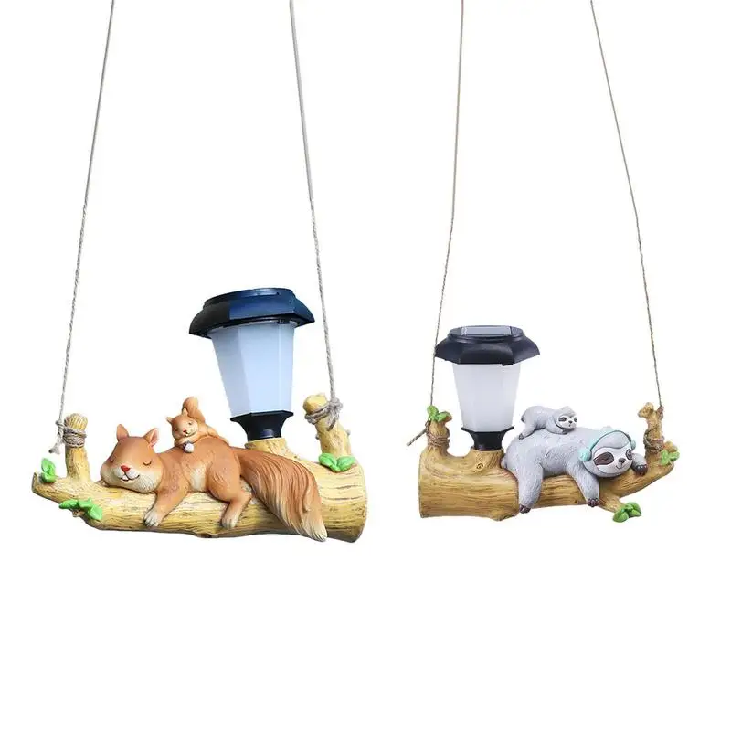 Solar Lamp Cartoon Animal Statue Squirrel Sloth LED Garden Lights Creative Waterproof Lamp For Tree Patio Courtyard Outdoor
Solar Lamp Cartoon Animal Statue Squirrel Sloth LED Garden Lights Creative Waterproof Lamp For Tree Patio Courtyard Outdoor