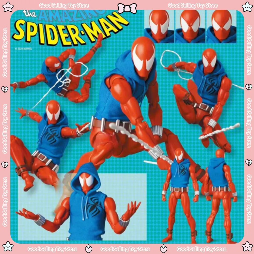 Новые игрушки Ct аниме фигурка Человека-паука Mafex 186 Алой Паука удивительный