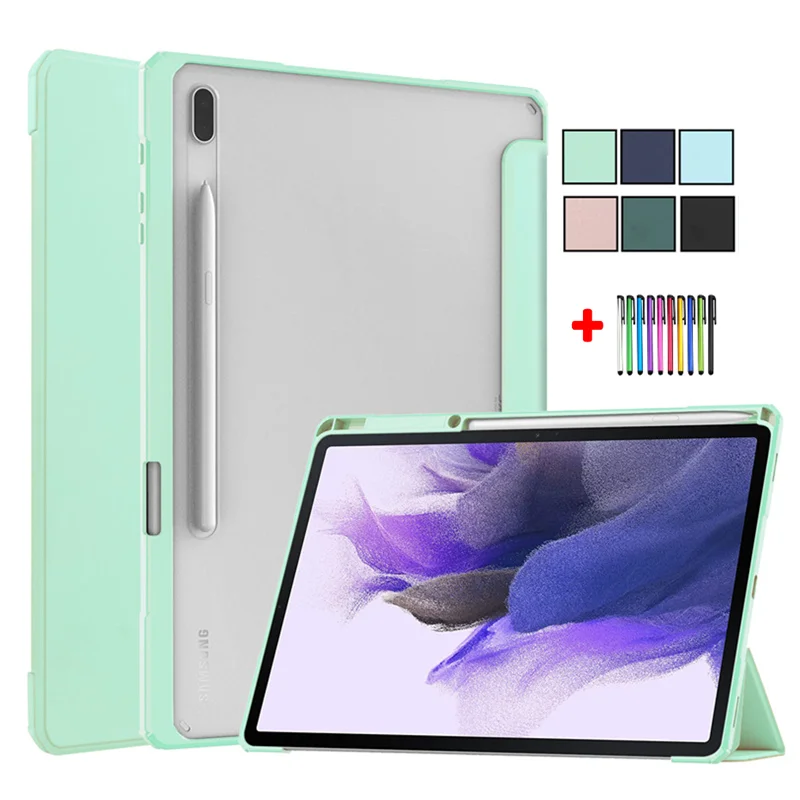 NEWCE For Samsung Galaxy Tab S7 FE Cover With Pencil Holder Transparent Back Tablet For Funda Samsung Tab S7 Plus Tab S7FE Case
NEWCE For Samsung Galaxy Tab S7 FE Cover With Pencil Holder Transparent Back Tablet For Funda Samsung Tab S7 Plus Tab S7FE Case