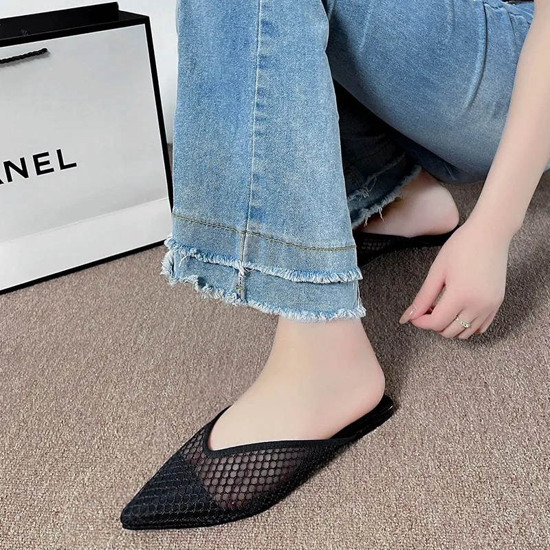 Woman Mules Shoes Outdoor Women Slippers Female Square Toe Shallow Low-heel Casual Sandals Comfortable Flip Flops
Woman Mules Shoes Outdoor Women Slippers Female Square Toe Shallow Low-heel Casual Sandals Comfortable Flip Flops