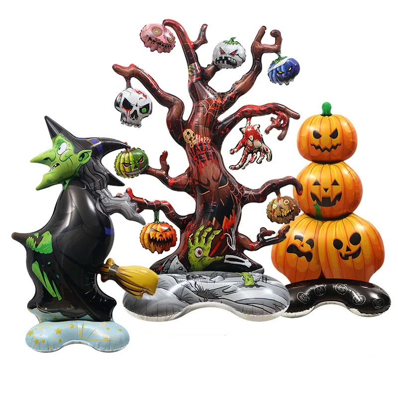 1Pc Giant Aluminium Film Balloons Happy Halloween Balloons Decoration Horror Supplies Witch Death Pumpkin Tree
1Pc Giant Aluminium Film Balloons Happy Halloween Balloons Decoration Horror Supplies Witch Death Pumpkin Tree