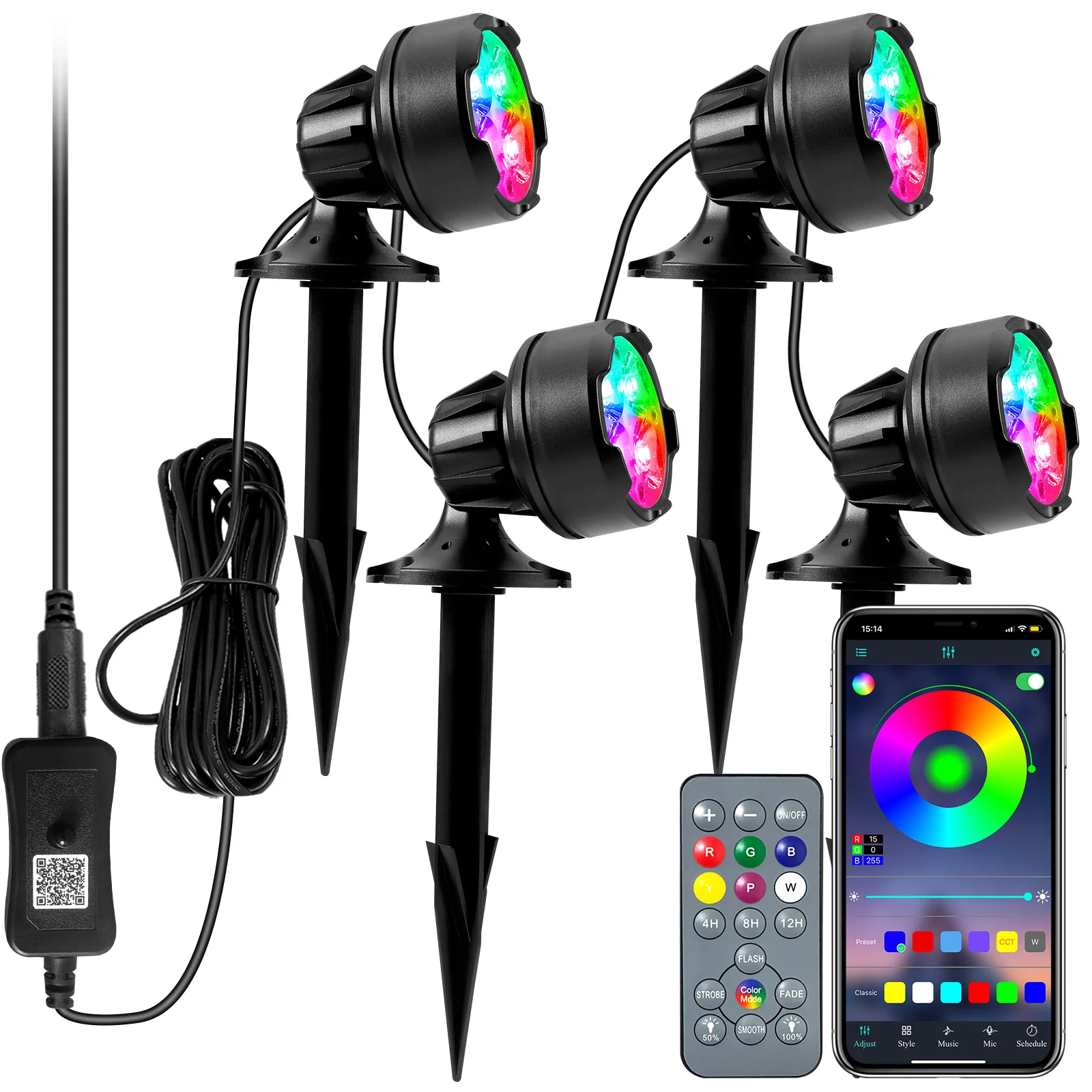 APP BLE Control Fish Tank Spotlight IP68 RGB LED Underwater Pond Aquarium Light Lawn Lamp Pool Submersible Fountain Spotlights
APP BLE Control Fish Tank Spotlight IP68 RGB LED Underwater Pond Aquarium Light Lawn Lamp Pool Submersible Fountain Spotlights