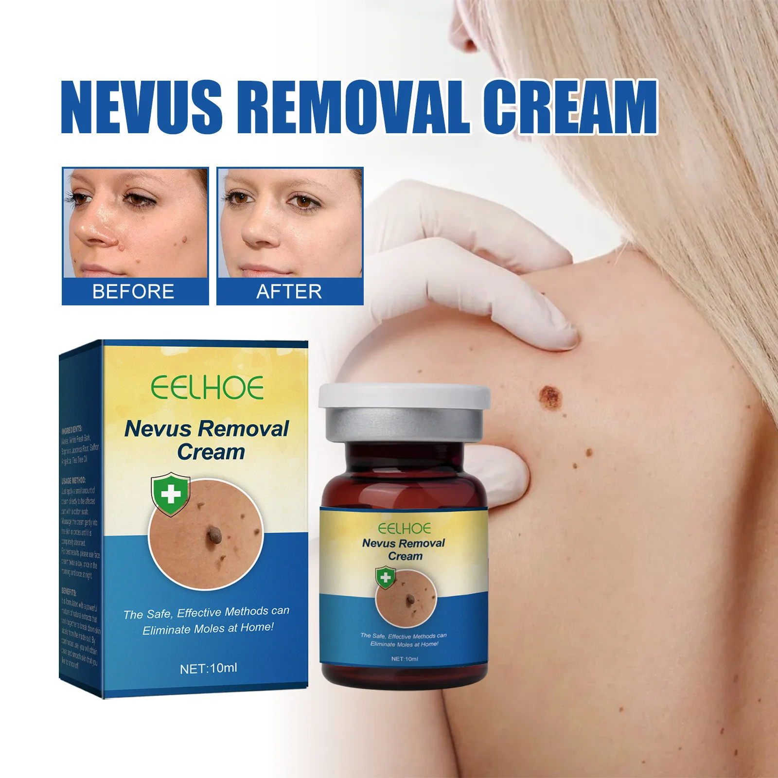 Nevi Removal Cream Body Dark Spot Fade Moles Corns Skin Tag Removal Melanin Wart Cream
Nevi Removal Cream Body Dark Spot Fade Moles Corns Skin Tag Removal Melanin Wart Cream