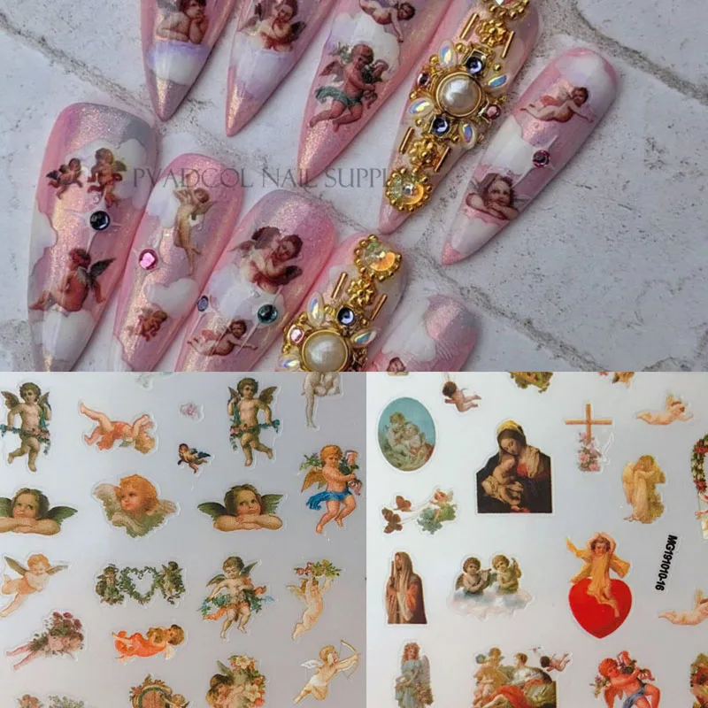 Cherub Angel Nails Baby Angels Nail Art Stickers Decals Design Tip Wraps Acrylic Manicure Decoration
Cherub Angel Nails Baby Angels Nail Art Stickers Decals Design Tip Wraps Acrylic Manicure Decoration