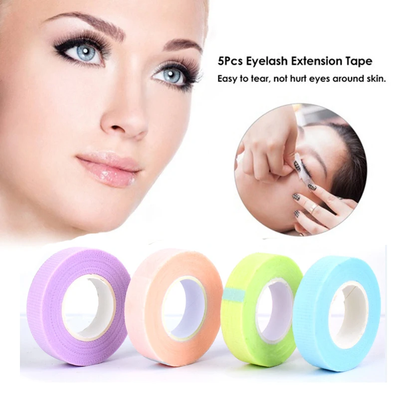 

Professional 1 PCS Transparent Medical PE False Eyelash Extensions tape Double Eyelid Sticker Non-woven fake lash Eyeliner tapes